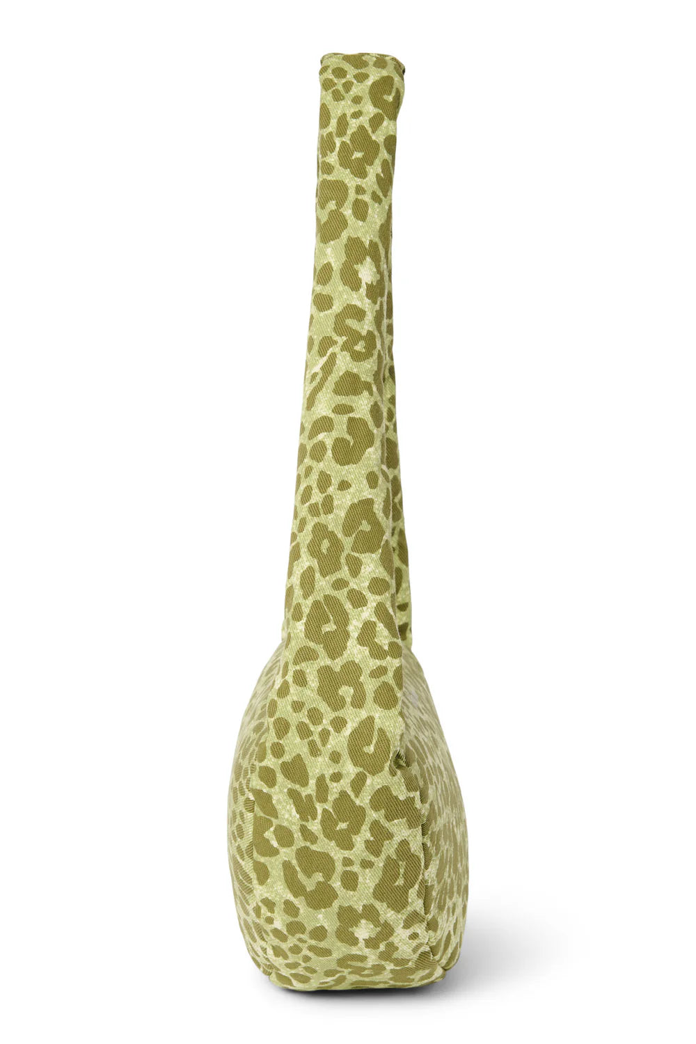 Brown Leopard Cotton Mini Cross Body Bag