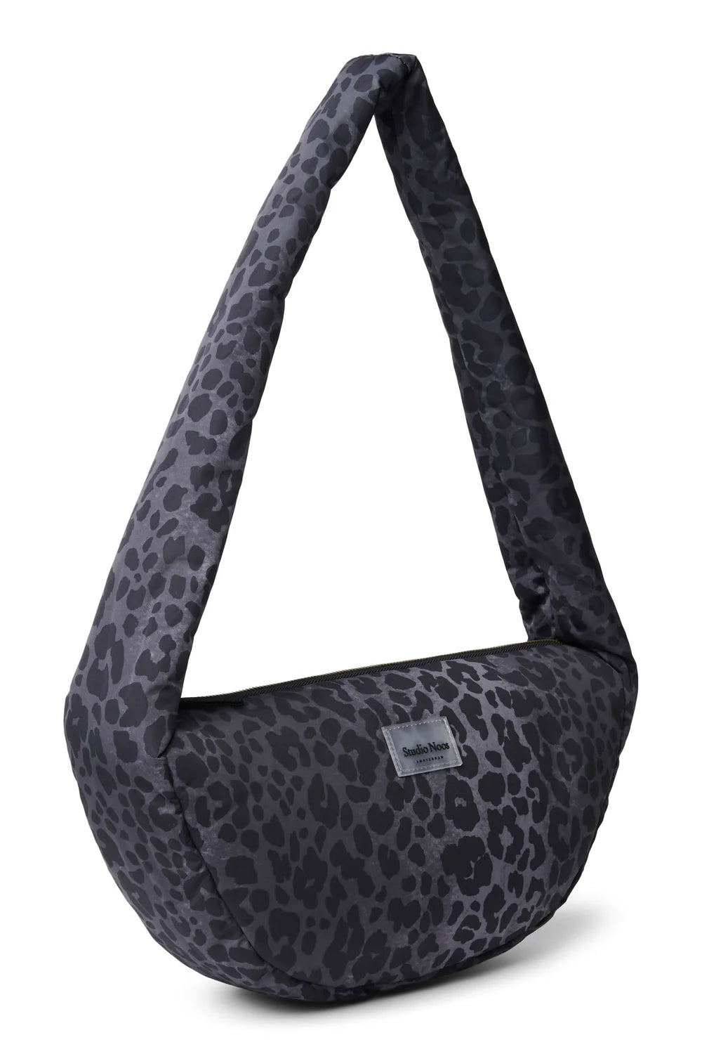 Red Leopard Puffy Mini Cross Body Bag