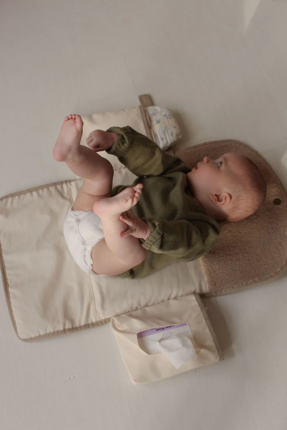 Ecru Teddy Parent On The Go Gift Set