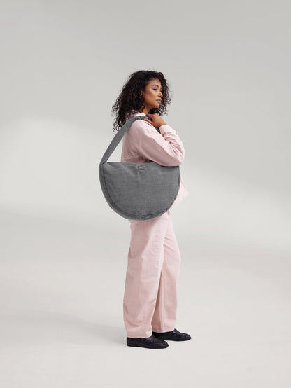 Denim Cross Body Bag | Grey