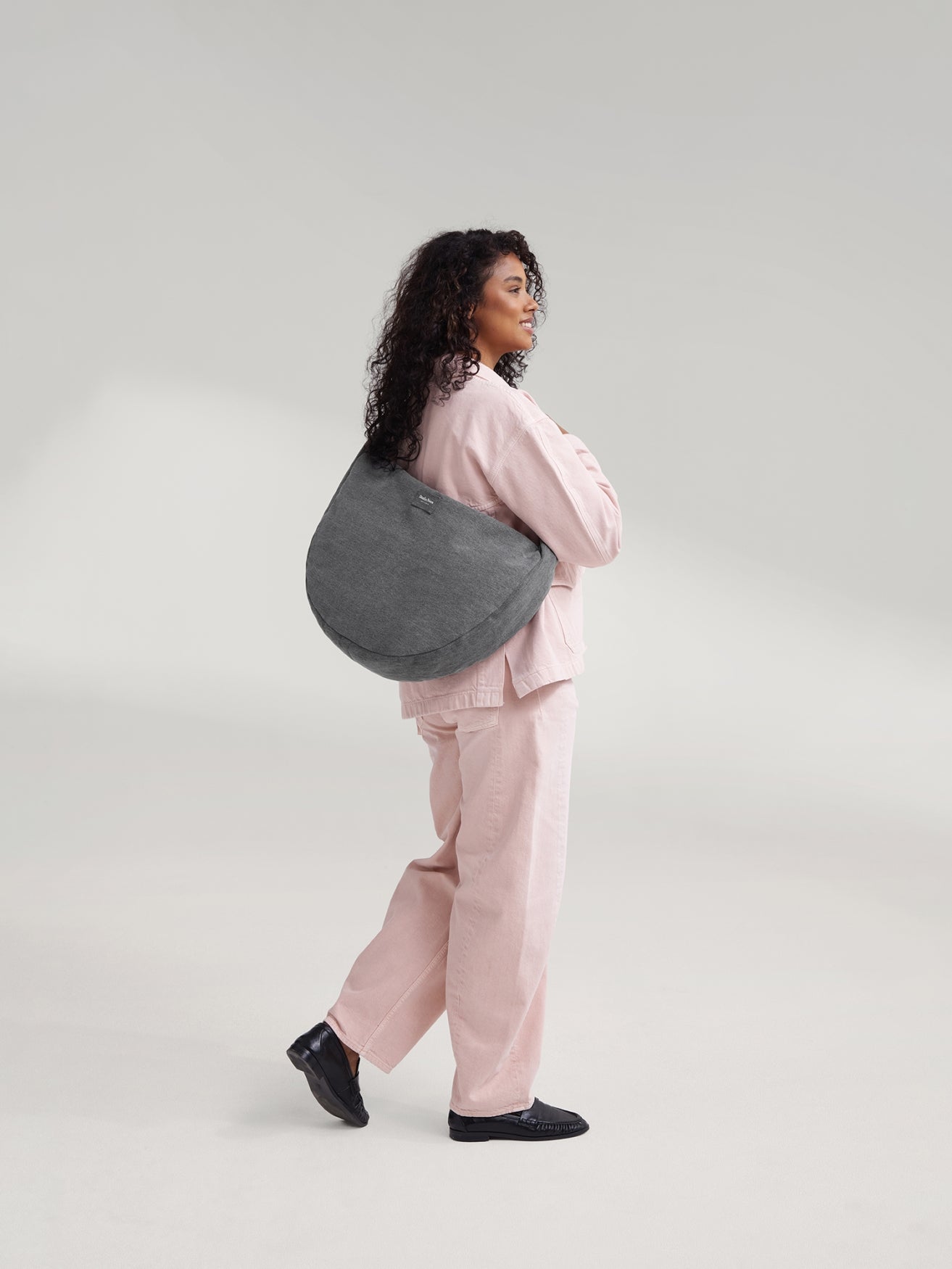 Denim Cross Body Bag | Grey