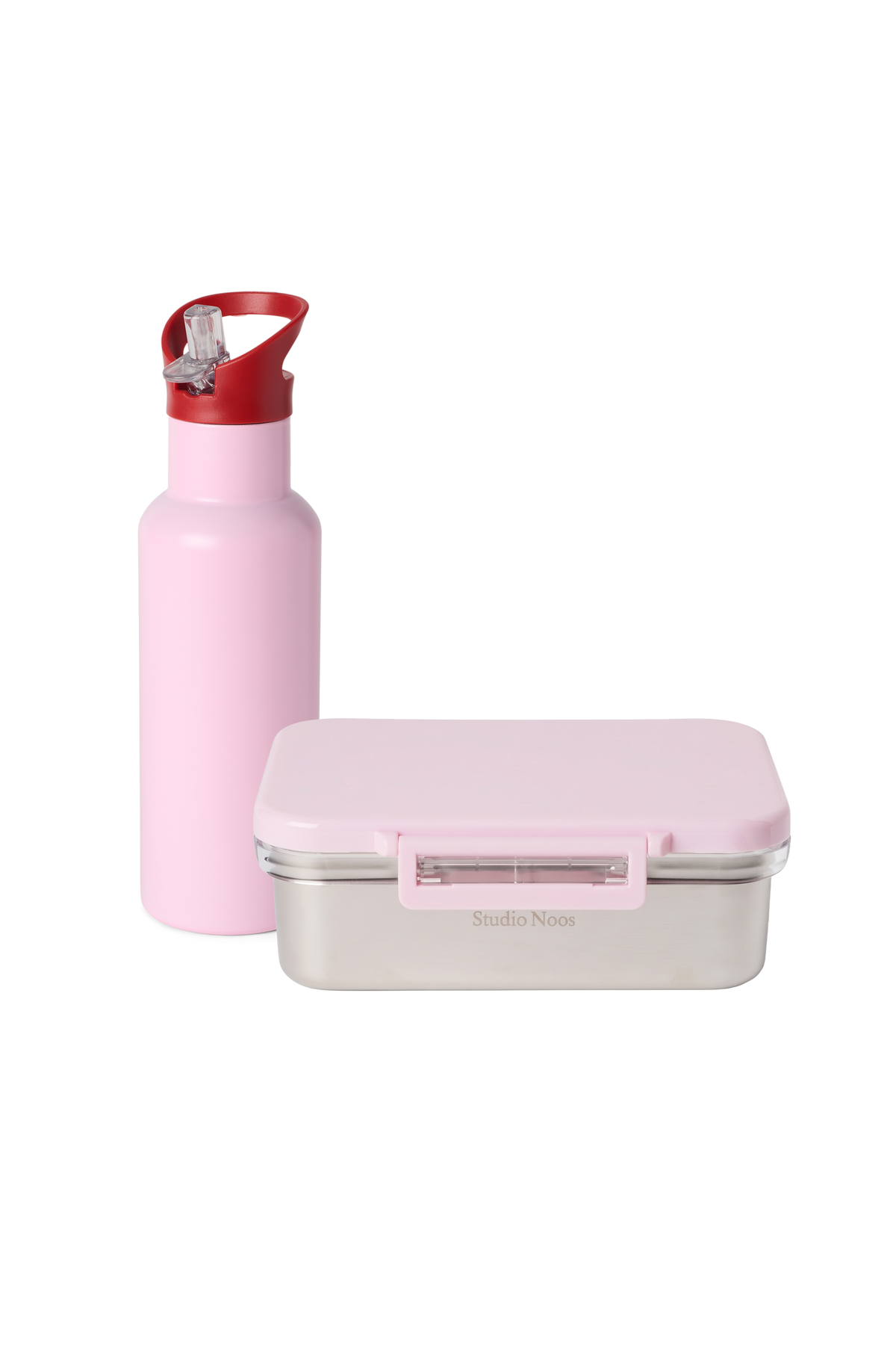 Stainless Steel Lunch Set 500ML | Soft Pink